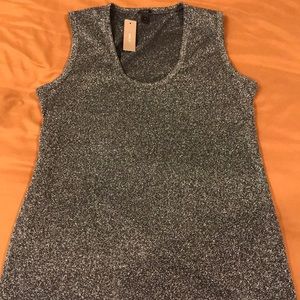 NWT J. Crew sparkley Lurex tank top